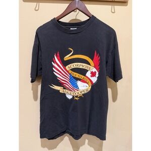 Vintage Single Stitch‎ Alice Cooper T Shirt Black Size Large